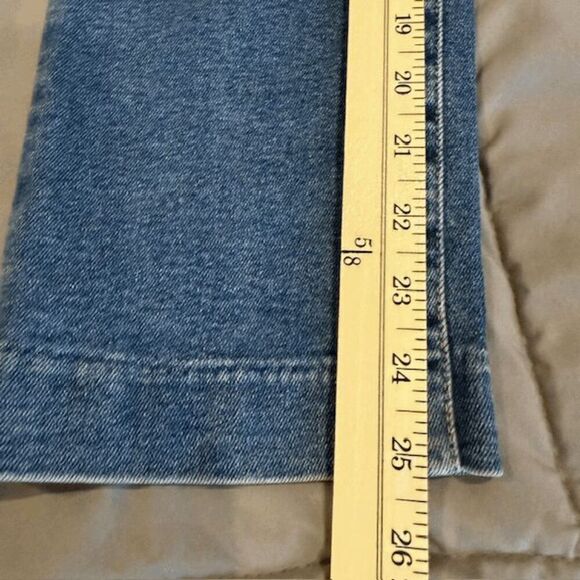 FRAME Le High Straight in Rubik Wash Stretch comfort Size 24 - Picture 13 of 15